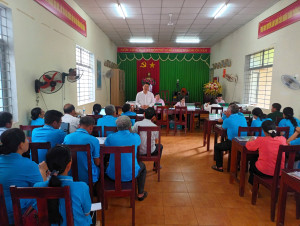 NGÂN HÀNG CHÍNH SÁCH XÃ HỘI BÌNH LONG HỌP GIAO BAN ĐIỂM GIAO DỊCH AN LỘC THÁNG 4/2026