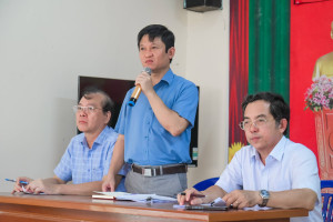 HỌP GIẢI QUYẾT KHÓ KHĂN, VƯỚNG MẮC TRONG VẬN ĐỘNG BÀN GIAO MẶT BẰNG CÔNG TRÌNH PHÂN PHA DÂY DẪN ĐĐ110kV