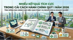 NHIỀU KẾT QUẢ TÍCH CỰC TRONG CẢI CÁCH HÀNH CHÍNH QUÝ I NĂM 2026