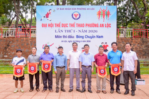 SÔI NỔI GIẢI BÓNG CHUYỀN ĐẠI HỘI THỂ DỤC THỂ THAO PHƯỜNG AN LỘC LẦN THỨ I NĂM 2026