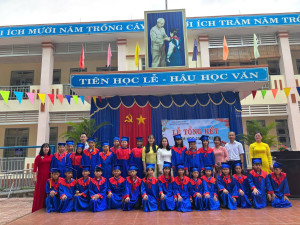 Trường Tiểu học Nguyễn Bá Ngọc đã long trọng tổ chức Lễ tổng kết năm học 2025 – 2026