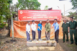 PHƯỜNG AN LỘC KHỞI CÔNG 02 CÔNG TRÌNH NHÀ TÌNH NGHĨA CHÀO MỪNG CÁC SỰ KIỆN TRỌNG ĐẠI