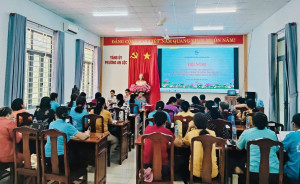 HỘI LHPN PHƯỜNG AN LỘC TỔ CHỨC HỘI NGHỊ GIAO BAN QUY1/2026; HƯỚNG DẪN THỰC HIỆN PHONG TRÀO THI ĐUA "XÂY DỰNG NGƯỜI PHỤ NỮ VIỆT NAM THỜI ĐẠI MỚI"; LẤY Ý KIẾN DỰ THẢO VĂN KIỆN ĐẠI HỘI PHỤ NỮ TOÀN QUỐC LẦN THỨ XIV
