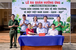 PHƯỜNG AN LỘC PHÁT ĐỘNG PHONG TRÀO THI ĐUA “TOÀN DÂN CHUNG TAY BẢO VỆ MÔI TRƯỜNG, VÌ MỘT VIỆT NAM XANH - SẠCH - ĐẸP”