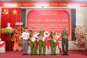 ĐẠI HỘI HỘI CỰU CÔNG AN NHÂN DÂN PHƯỜNG AN LỘC LẦN THỨ I, NHIỆM KỲ 2026 - 2031