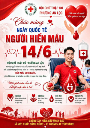 CHÀO MỪNG NGÀY QUỐC TẾ NGƯỜI HIẾN MÁU 14/6🎉