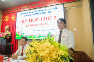 HĐND PHƯỜNG AN LỘC TỔ CHỨC KỲ HỌP THỨ 2 (CHUYÊN ĐỀ) KHÓA II, NHIỆM KỲ 2026 - 2031 🏛️
