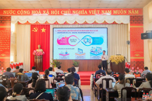 PHƯỜNG AN LỘC TỔ CHỨC HỘI NGHỊ TẬP HUẤN KỸ NĂNG CHUYỂN ĐỔI SỐ CHO CÁN BỘ, CÔNG CHỨC, VIÊN CHỨC VÀ TỔ CÔNG NGHỆ SỐ CỘNG ĐỒNG