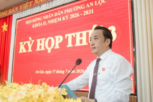 KỲ HỌP THỨ BA (THƯỜNG LỆ) HĐND PHƯỜNG AN LỘC KHÓA II, NHIỆM KỲ 2026 - 2031 THÀNH CÔNG TỐT ĐẸP 🏛️