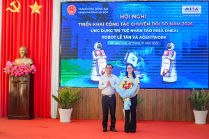 UBND PHƯỜNG AN LỘC TRIỂN KHAI CÔNG TÁC CHUYỂN ĐỔI SỐ NĂM 2026, TẬP HUẤN ỨNG DỤNG TRÍ TUỆ NHÂN TẠO MISA ONEAI