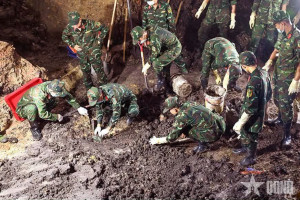 QUY TẬP THÊM 8 BỘ HÀI CỐT LIỆT SĨ TẠI CÔNG VIÊN LÊ THỊ RIÊNG