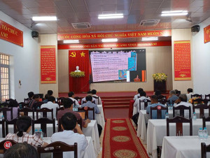 PHƯỜNG AN LỘC THAM DỰ HỘI NGHỊ TRỰC TUYẾN TUYÊN TRUYỀN CÔNG TÁC BIÊN GIỚI VIỆT NAM - CAMPUCHIA