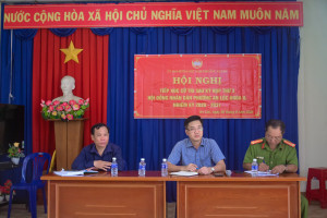 TIẾP TỤC LẮNG NGHE Ý KIẾN CỬ TRI TẠI KHU PHỐ THANH BÌNH VÀ PHỐ LỐ