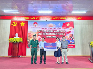 TẬP THỂ CÁN BỘ, CÔNG NHÂN VIÊN NHÀ MÁY XI MĂNG BÌNH PHƯỚC CHUNG TAY ỦNG HỘ QUỸ ĐỀN ƠN ĐÁP NGHĨA NĂM 2026