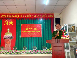 NGÀY HỘI TOÀN DÂN BẢO VỆ AN NINH TỔ QUỐC TẠI KHU PHỐ THANH LƯƠNG