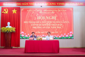 PHƯỜNG AN LỘC ĐỐI THOẠI VỚI NHÂN DÂN: ĐÃ HỨA THÌ PHẢI THỰC HIỆN, KHÔNG NÉ TRÁNH TRÁCH NHIỆM ✦
