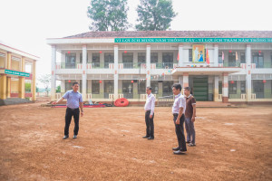 PHÓ CHỦ TỊCH UBND PHƯỜNG NGUYỄN XUÂN QUANG KIỂM TRA CÔNG TÁC CHUẨN BỊ NĂM HỌC MỚI 2026 - 2027