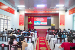 PHƯỜNG AN LỘC DỰ TRỰC TUYẾN HỘI NGHỊ HỌC TẬP, QUÁN TRIỆT, TUYÊN TRUYỀN VÀ TRIỂN KHAI THỰC HIỆN NGHỊ QUYẾT SỐ 16-NQ/TW