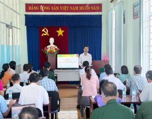 PHÒNG GIAO DỊCH NHCSXH BÌNH LONG TẬP HUẤN NGHIỆP VỤ TÍN DỤNG CHÍNH SÁCH CHO CÁN BỘ CƠ SỞ