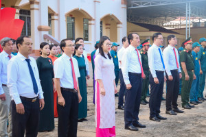 CHÀO CỜ THÁNG 10 - PHƯỜNG AN LỘC TẬP TRUNG HOÀN THÀNH CÁC NHIỆM VỤ QUÝ IV/2026