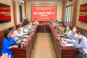 KỲ HỌP THỨ 4 (CHUYÊN ĐỀ) HĐND PHƯỜNG AN LỘC KHÓA II, NHIỆM KỲ 2026 - 2031