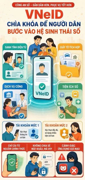 VNeID và những luận điệu xuyên tạc về định danh, liên kết thông tin