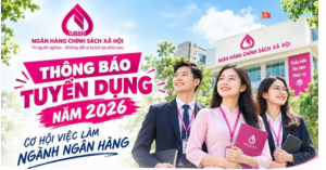 Chi nhánh Ngân hàng Chính sách xã hội thành phố Đồng Nai tuyển dụng lao động