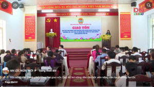Hội nông dân thành phố Đồng Nai giao vốn Quỹ hỗ trợ nông dân cho hội viên nông dân tại phường An Lộc