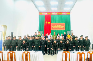 Lễ ra quân hành quân dã ngoại làm công tác dân vận tại xã An Phước năm 2025