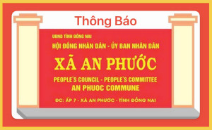 Thông báo - Quyết định của UBND xã An Phước