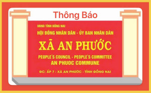 THÔNG BÁO - Về việc lấy ý kiến góp ý dự thảo Quy định về chức năng, nhiệm vụ, quyền hạn, cơ cấu tổ chức và hoạt động của Trung tâm Phục vụ Hành chính công xã An Phước