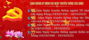 Chúc mừng kỷ niệm 95 năm ngày truyền thống công tác dân vận...