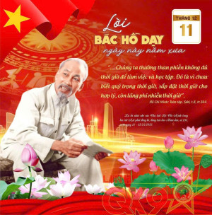 LỜI BÁC HỒ DẠY NGÀY NÀY NĂM XƯA (NGÀY 11/12)
