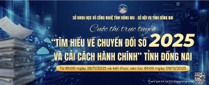 Cuộc thi trực tuyến “Tìm hiểu về Chuyển đổi số và Cải cách hành chính” tỉnh Đồng Nai năm 2025