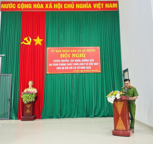 Xã An Phước – Tổ chức Hội nghị tuyên truyền, tập huấn an toàn Phòng cháy chữa cháy và Cứu nạn cứu hộ.