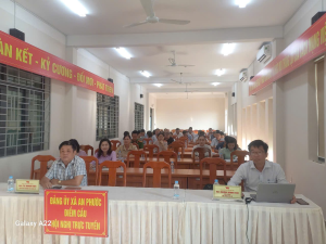 Hội nghị báo cáo viên Trung ương tháng 01/2026 tại điểm cầu xã An Phước