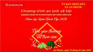 Xã An Phước -  Trao quà An sinh xã hội nhân dịp Xuân Bính Ngọ 2026