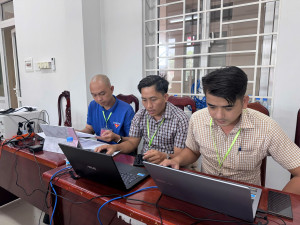 Ủy ban bầu cử xã An Phước cập nhật tiến độ bầu cử