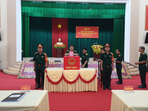 Khu vực bỏ phiếu số 23 – Phân hiệu miền nam, trường Trung cấp kỹ thuật Tăng thiết giáp hoàn thành công tác bầu cử đầu tiên