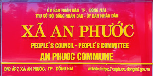 Xã An Phước -  Hoàn thành thay mới bảng hiệu các nhà văn hóa ấp