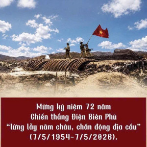 KỶ NIỆM 72 NĂM CHIẾN THẮNG ĐIỆN BIÊN PHỦ (07/5/1954 - 07/5/2026) – BẢN HÙNG CA BẤT DIỆT CỦA DÂN TỘC VIỆT NAM
