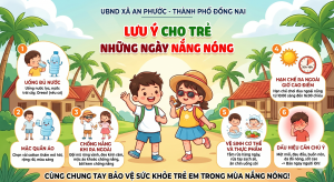 Thời tiết nắng nóng Gia đình có con nhỏ cần đặc biệt lưu ý 5 điều sau:
