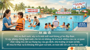 BÀI TUYÊN TRUYỀN: CHUNG TAY PHÒNG CHỐNG ĐUỐI NƯỚC CHO TRẺ EM TRÊN ĐỊA BÀN XÃ AN PHƯỚC