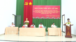 Đại biểu HĐND Thành phố Đồng Nai và Đại biểu HĐND xã An Phước tiếp xúc với cử tri
