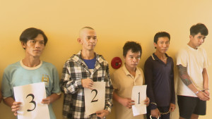 Các đối tượng tại cơ quan công an