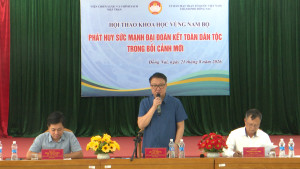 Hội thảo khoa  học với chủ đề “ Phát huy sức mạnh đại đoàn ...