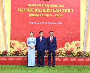 Đoàn đại biểu Đảng bộ xã An Viễn tham dự Đại hội Đại biểu Đảng bộ tỉnh Đồng Nai lần thứ I, nhiệm kỳ 2025–2030