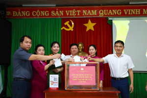 MTTQVN xã An Viễn phát động ủng hộ đồng bào vùng thiên tai, bão lũ các tỉnh, thành phố bị thiệt hại do mưa lũ