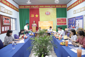 Giám sát chuyên đề Chi bộ THCS Trịnh Hoài Đức