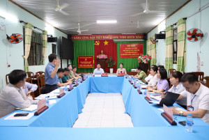 Hội nghị Uỷ ban bầu cử xã An Viễn